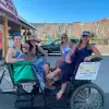 Taking a pedicab to Palisade Peach Festival in Palisade, CO with Palisade Pedicab