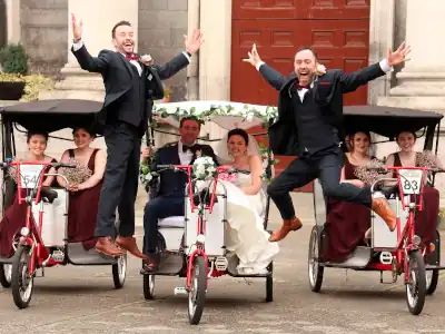 Wedding Party Transportation - Wedding Services from Palisade Pedicab